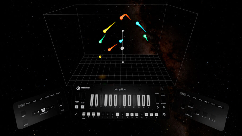 Moog выпустила синтезатор Animoog Galaxy для очков Apple Vision Pro — SAMESOUND